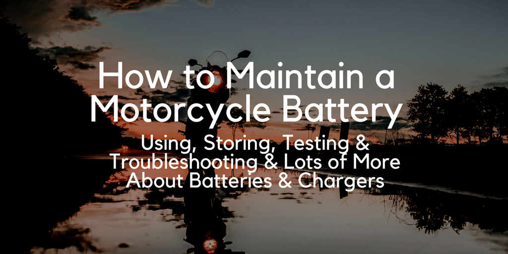 How to Maintain a Motorcycle Battery