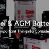 Gel & AGM Battery Information