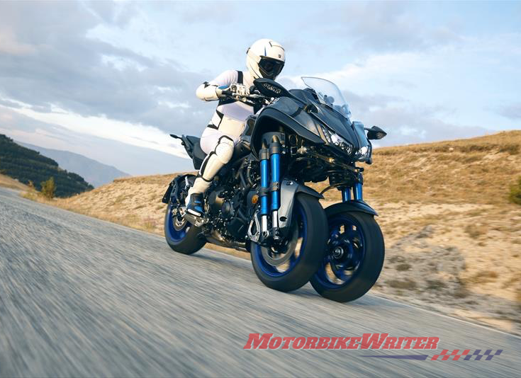 Yamaha Niken three-wheeler - Yamaha branching out from bikes season