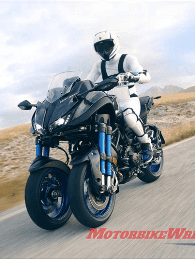 Yamaha Niken three-wheeler - Yamaha branching out from bikes transformer