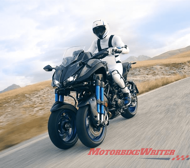 Yamaha Niken three-wheeler - Yamaha branching out from bikes transformer