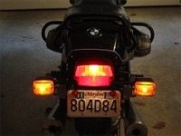 LED brake light on