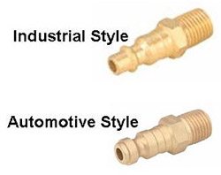 Automotive Style 1/4" Compressed Air Line Connectors