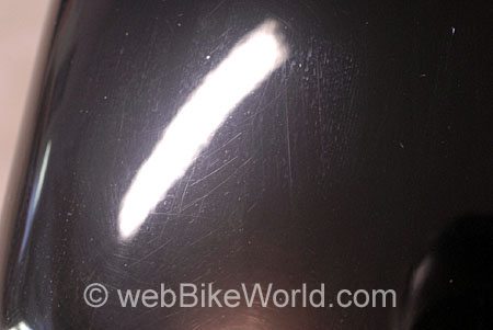 Britemax Black Max - Painted surface prior to treatment