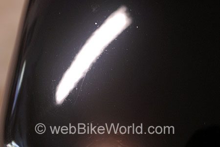 Britemax Black Max - Painted surface after third treatment