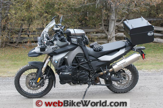 BMW F800GS Evaluating Sena SR10