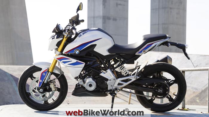 BMW G310R White Left Side