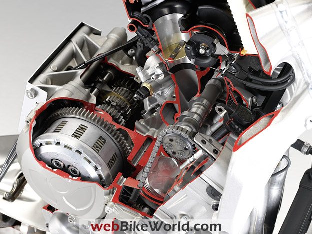 BMW S1000RR - Engine and Transmission Cutaway