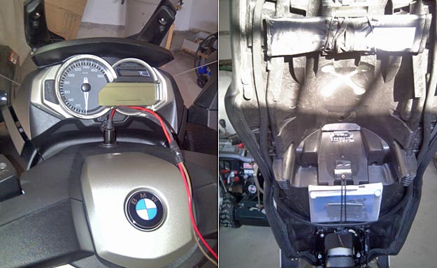 BMW Scooter Electrical Outlet