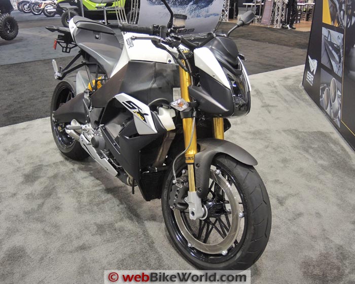 Buell EBR 1190SX White Front View