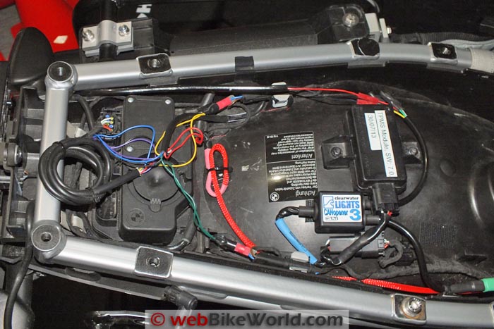 Clearwater CANopener Wiring Under Seat