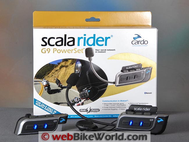 Cardo Scala Rider G9 Powerset Kit