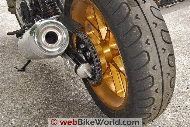 Rear Wheel - Black Sprocket