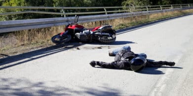 crash Accident motorcycle road safety approved ratings killer wearing compensation