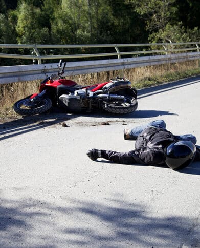 crash Accident motorcycle road safety approved ratings killer wearing compensation