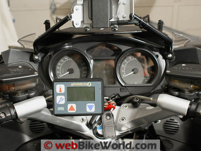 Dispatch 1 System on BMW Handlebars