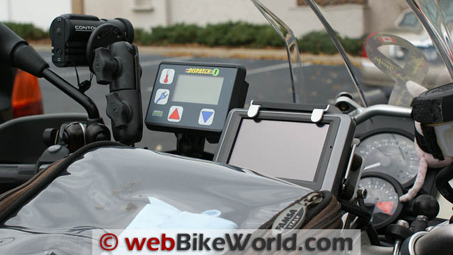 Dispatch 1 Mounted on BMW F 800 GS