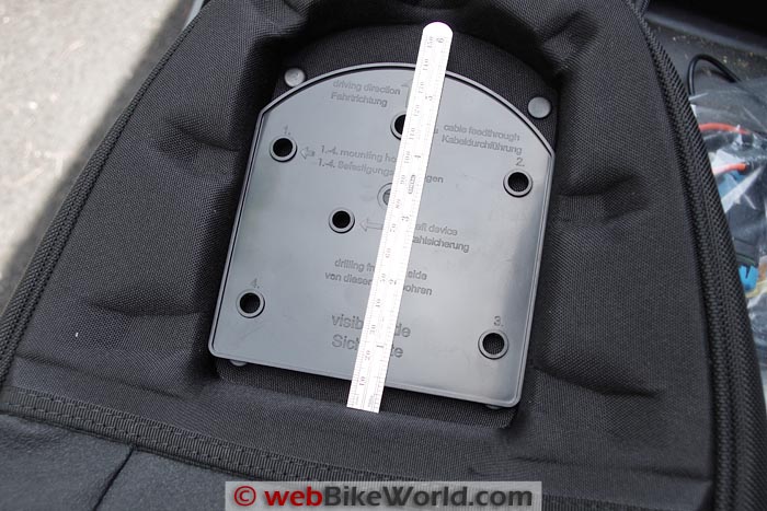 Tank Bag Drill Template Location