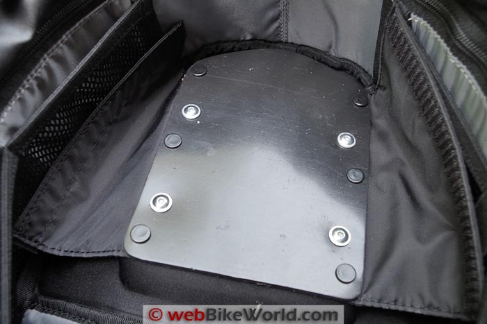 Tank Bag Drilled With Bolts