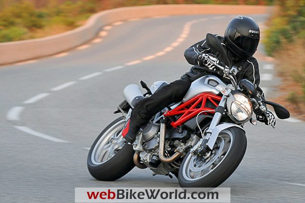 Ducati Monster 1100 and Ducati Nero Leather Jacket