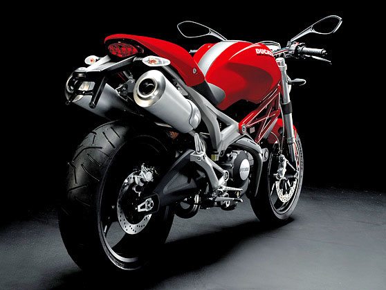 Ducati Monster 696 - Rear View