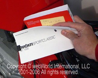 Ducati GT1000 Owner's Manual
