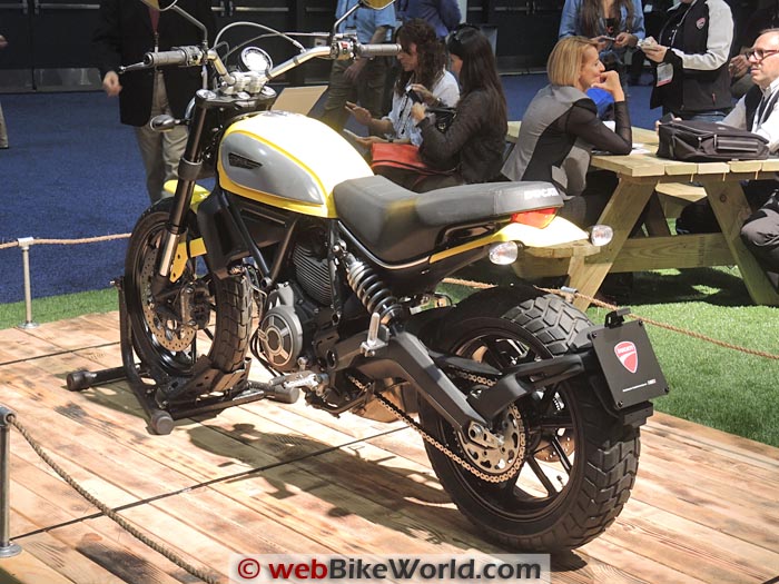 Ducati Scrambler Icon Rear View