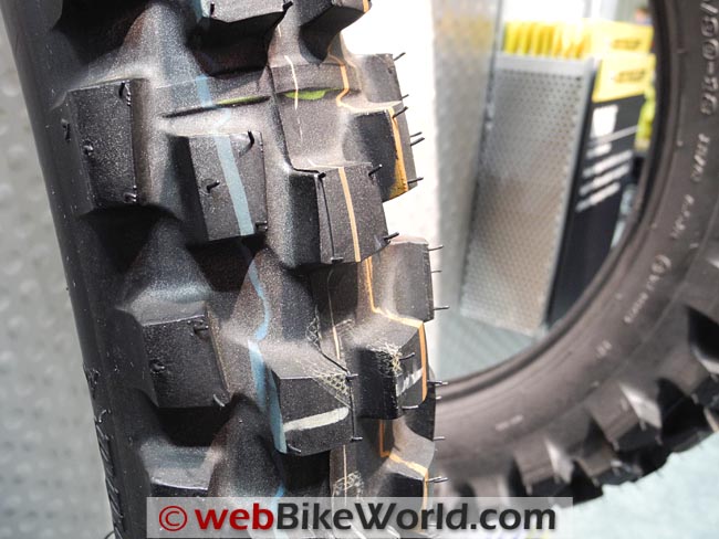 Dunlop D606 Front Tire Close-up