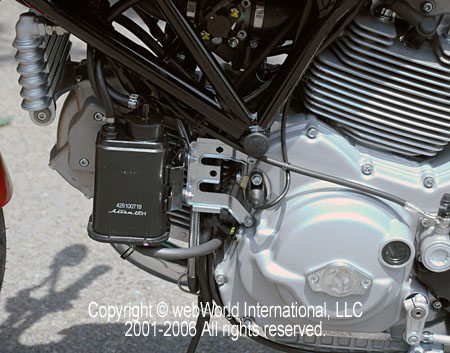 Ducati GT1000 Evaporative Emissions System