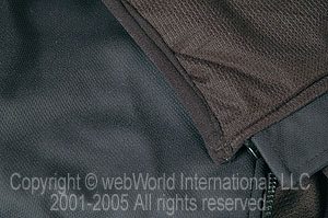 Heated vest outer and inner fabric