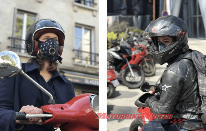 R-PUR anti-pollution and anti-pollen motorcyclist face mask