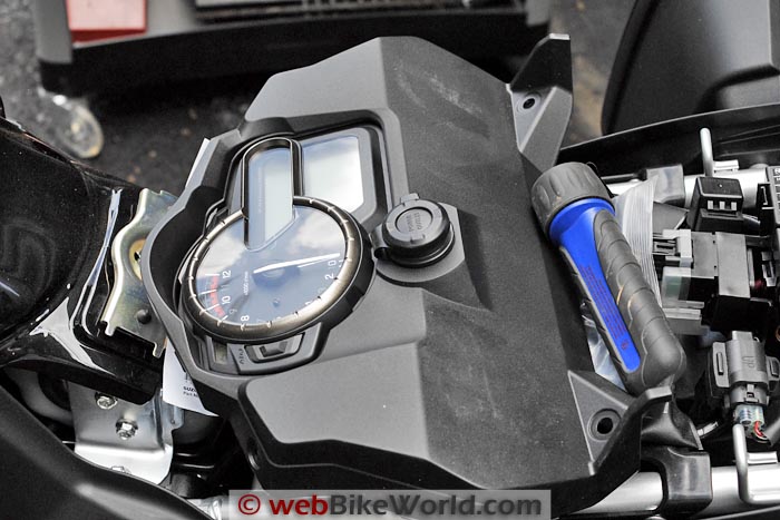 Front of Suzuki V-Strom 1000 ABS Instrument Panel