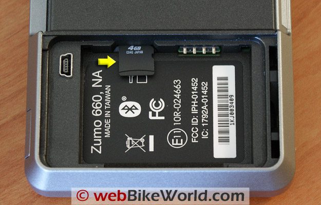 Garmin zumo 660 battery and memory