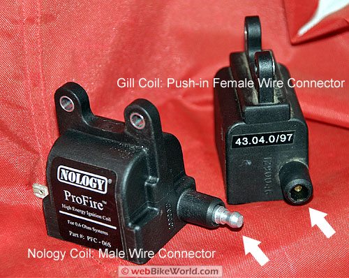 Comparison of Nology and Gill Motorcycle Ignition Coils