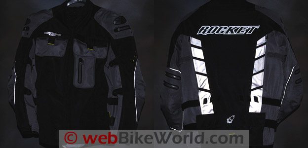 Joe Rocket Dry Tech Nano Jacket Reflectivity