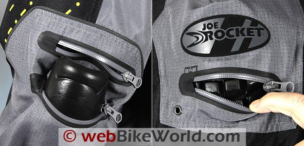 Joe Rocket Dry Tech Nano Jacket Removable Armor