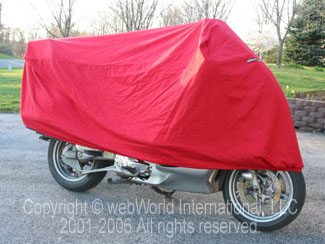 BMW F800 GT Oxford Protex Stretch Motorcycle Dust Cover Motorbike Red 