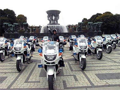 BMW K1200RS Police Bike in Norway