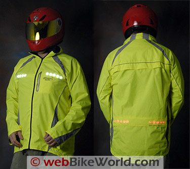 LEDwear Aurora LED Safety Jacket