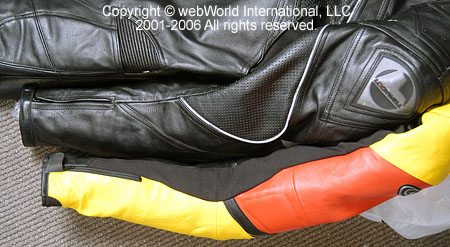 Comparison of GiMoto Custom Motorcycle Leathers and the Lookwell Viper Leather Suit - Arms and Shoulders