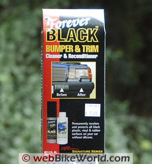 Forever Black Bumper & Trim Reconditioner - webBikeWorld