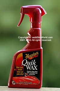 Meguiar's Quick Wax - webBikeWorld