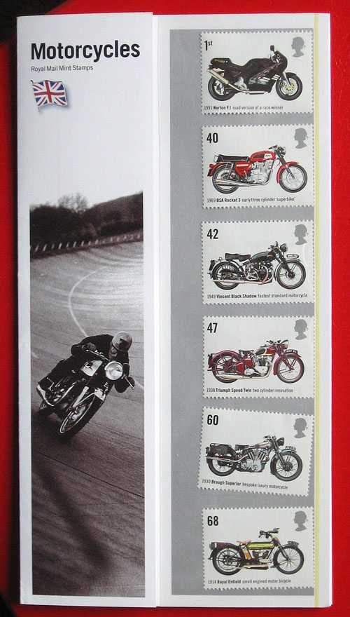 British Motorcycle Stamps - 2005