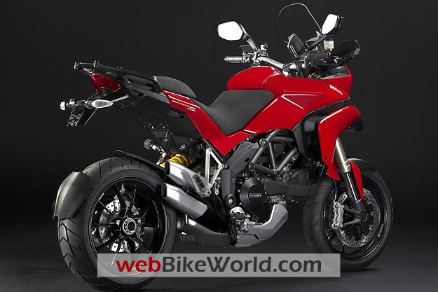 Ducati Multistrada 1200 - Red, Rear View