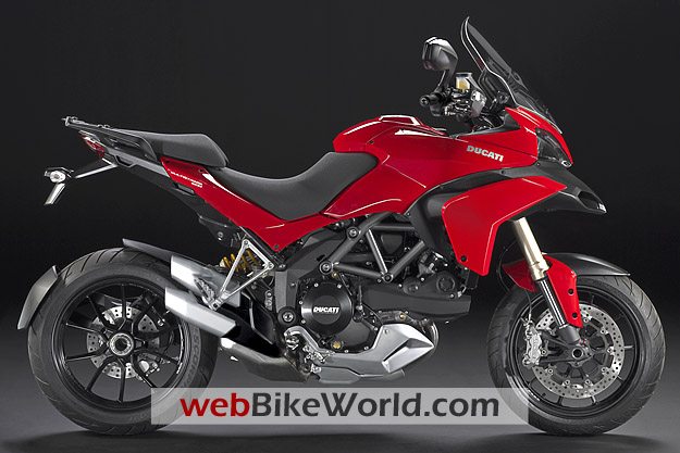Ducati Multistrada 1200 - Red, Right Side View