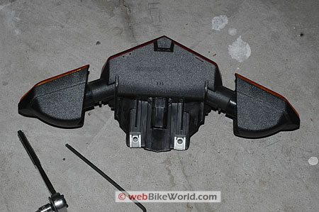 Ducati Multistrada brake and tail light assembly