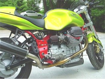 Moto Guzzi V11 Sport Custom, side view