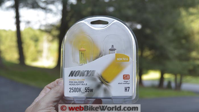 Nokya Hyper Yellow H7 Headlight Bulb
