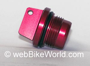 Ducati Engine Oil Filler Plug - Red