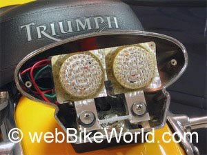 LED brake light bulbs - Triumph motorcycle